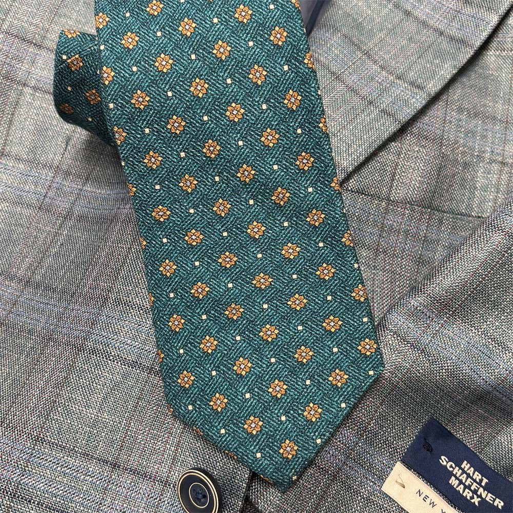 Teal Neat Pattern #93R