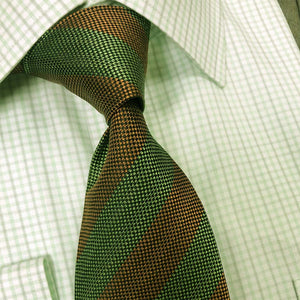 Brown and Green Bar Stripe #72R