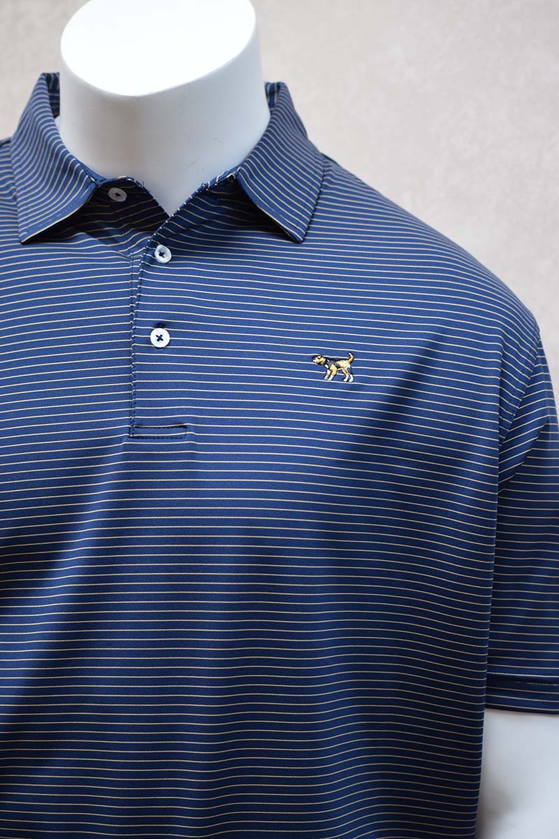 Navy Pin Stripe